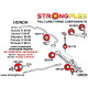 Silentblock in poliuretano STRONGFLEX - 086222B: Front suspension bush kit | race-shop.it