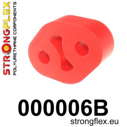 STRONGFLEX - 000006B: Gancio Staffa Supporto per il montaggio dello scarico 47mm