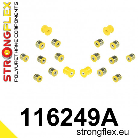 W140 (91-98) STRONGFLEX - 116249A: Rear suspension bush kit SPORT | race-shop.it