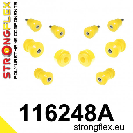 Silentblock in poliuretano STRONGFLEX - 116248A: Front suspension bush kit SPORT | race-shop.it