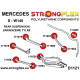 W140 (91-98) STRONGFLEX - 111981A: Rear control arm - inner bush SPORT | race-shop.it