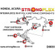 DC2 Type R (97-01) STRONGFLEX - 086196A: Front suspension bush kit SPORT | race-shop.it