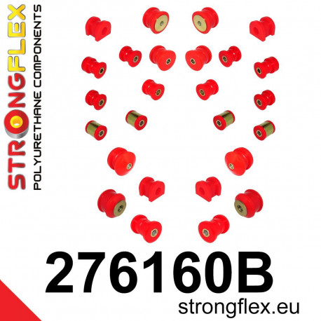 Silentblock in poliuretano STRONGFLEX - 276160B: Full suspension bush kit | race-shop.it