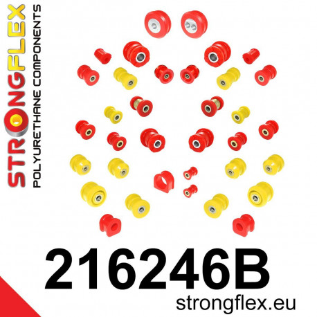 II (97-05) STRONGFLEX - 216246B: Full suspension bush kit | race-shop.it