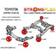 Silentblock in poliuretano STRONGFLEX - 216240B: Rear subframe bush kit | race-shop.it