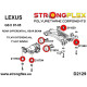 I (99-05) STRONGFLEX - 216234B: Rear beam bush kit | race-shop.it