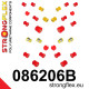 V SH 96-01 STRONGFLEX - 086206B: Suspension polyurethane bush kit | race-shop.it