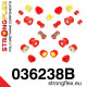 Silentblock in poliuretano STRONGFLEX - 036238B: Full suspension bush kit | race-shop.it