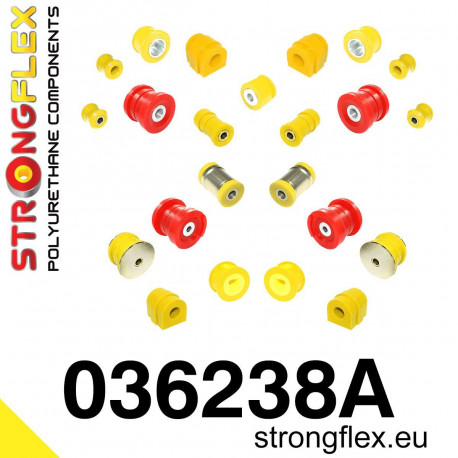 E46 M3 STRONGFLEX - 036238A: Full suspension bush kit SPORT | race-shop.it