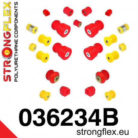 E39 Touring 95-03 STRONGFLEX - 036234B: Full suspension bush kit E39 Touring | race-shop.it