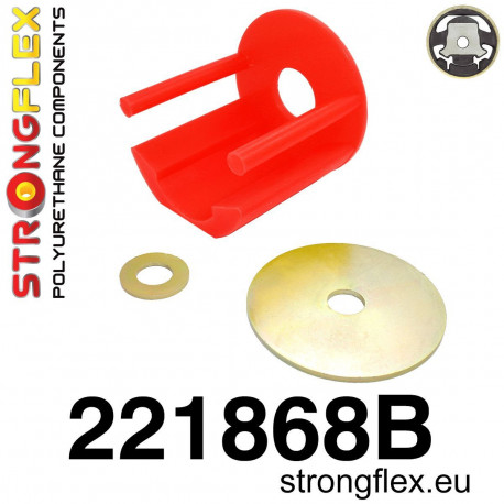 Silentblock in poliuretano STRONGFLEX - 221868B: Lower engine mount insert | race-shop.it