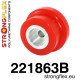 Silentblock in poliuretano STRONGFLEX - 221863B: Rear diff mount - rear bush | race-shop.it