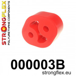 STRONGFLEX - 000003B: Gancio Staffa Supporto per il montaggio dello scarico 32mm