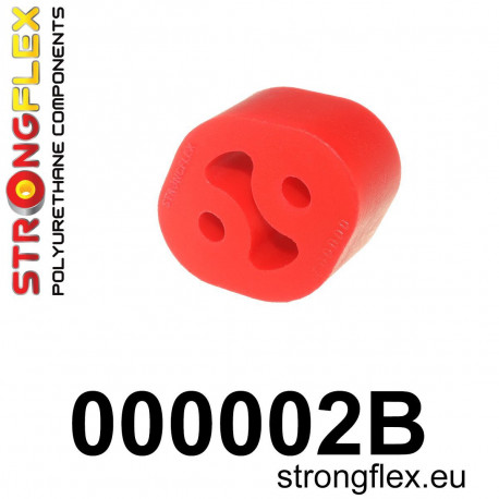 Boccole di scarico universali STRONGFLEX - 000002B: Gancio Staffa Supporto per il montaggio dello scarico 27mm | race-shop.it
