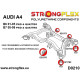 C6 (04-11) Quattro & Allroad STRONGFLEX - 026214B: Rear subframe bush kit | race-shop.it