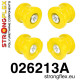 C6 (04-11) FWD STRONGFLEX - 026213A: Front subframe bush kit SPORT | race-shop.it
