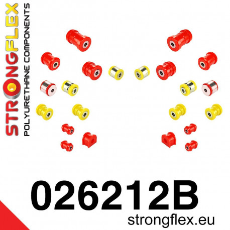 RS6 C6 (04-11) STRONGFLEX - 026212B: Rear suspension bush kit | race-shop.it