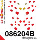 IV (92-96) STRONGFLEX - 086204B: Full suspension bush kit | race-shop.it
