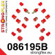 Element (03-11) STRONGFLEX - 086195B: Full suspension bush kit | race-shop.it