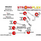 RX-8 (03-12) STRONGFLEX - 101680B: Rear lower - rear arm bush | race-shop.it
