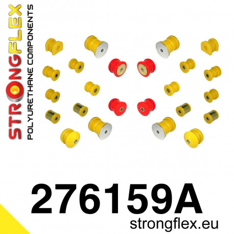 Baja (02-06) STRONGFLEX - 276159A: Full rear suspension bush kit SPORT | race-shop.it