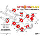 Baja (02-06) STRONGFLEX - 276158B: Rear suspension bush kit | race-shop.it