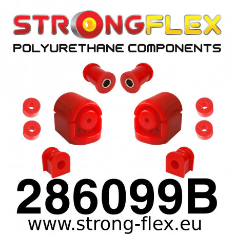 N15 (95-00) STRONGFLEX - 286099B: Set of front suspension polyurethane | race-shop.it