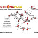 S13 (88-93) STRONGFLEX - 286084B: Full suspension bush kit | race-shop.it