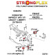 Baja (02-06) STRONGFLEX - 276117B: Front anti roll bush kit | race-shop.it