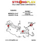 Baja (02-06) STRONGFLEX - 276117B: Front anti roll bush kit | race-shop.it