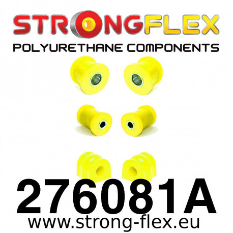Silentblock in poliuretano STRONGFLEX - 276081A: Front suspension bush kit SPORT | race-shop.it