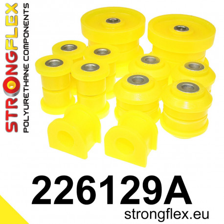 Golf IV R32 (01-04) STRONGFLEX - 226129A: Rear suspension bush kit SPORT | race-shop.it