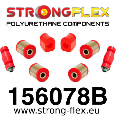 I (90-01) STRONGFLEX - 156078B: Front kit suspension polyurethane bushes | race-shop.it