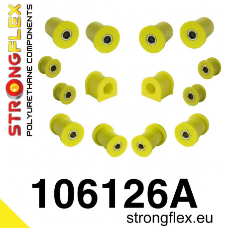 NA (89-98) STRONGFLEX - 106126A: Front suspension polyurethane bush kit SPORT | race-shop.it