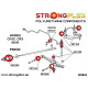 CRX (88-91) STRONGFLEX - 086130B: Full suspension bush kit polyurethane | race-shop.it