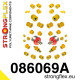 Silentblock in poliuretano STRONGFLEX - 086069A: Full suspension bush kit SPORT | race-shop.it