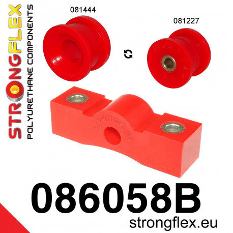 400 (95-00) STRONGFLEX - 086058B: Shift lever stabilizer and extension mounting bush kit | race-shop.it