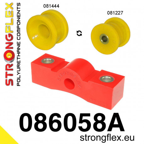 400 (95-00) STRONGFLEX - 086058A: Shift lever stabilizer and extension mounting bush kit SPORT | race-shop.it