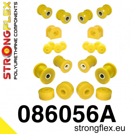 CRX (88-91) STRONGFLEX - 086056A: Front suspension bush kit SPORT | race-shop.it