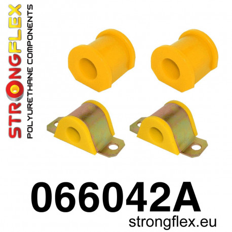 Seicento (98-08) STRONGFLEX - 066042A: Front anti roll bar bush kit polyurethane SPORT | race-shop.it