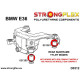E36 (90-99) STRONGFLEX - 036107B: Rear beam mounting bush kit | race-shop.it