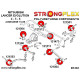 Silentblock in poliuretano STRONGFLEX - 121501B: Rear upper arm rear bush | race-shop.it