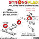 BLS (05-10) STRONGFLEX - 131132A: Front wishbone front bush SPORT | race-shop.it