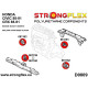 CRX (88-91) STRONGFLEX - 081163A: Engine mount inserts right side SPORT | race-shop.it