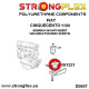 Cinquecento (91-98) STRONGFLEX - 061221A: Inserti per il montaggio del cambio SPORT | race-shop.it