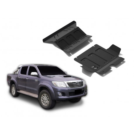 Piastre protezione motore Piastra paramotore per Toyota Hilux | race-shop.it