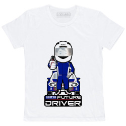 Future Driver SPARCO maglietta del bambino - bianco