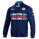 Felpe con cappuccio e giacche Sparco Giacca stile bomber MARTINI RACING blu | race-shop.it