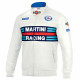 Felpe con cappuccio e giacche Sparco Giacca stile bomber MARTINI RACING bianco | race-shop.it