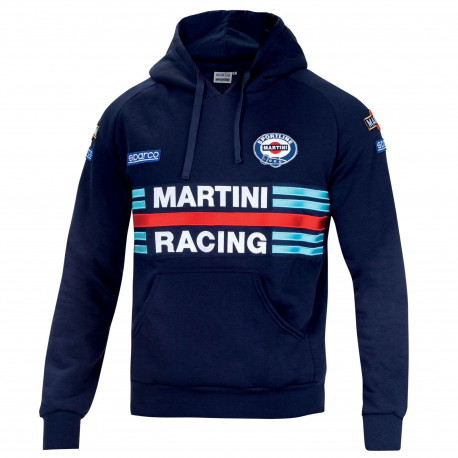 Felpe con cappuccio e giacche Sparco MARTINI RACING felpa d`uomo con cappuccio navy blue | race-shop.it